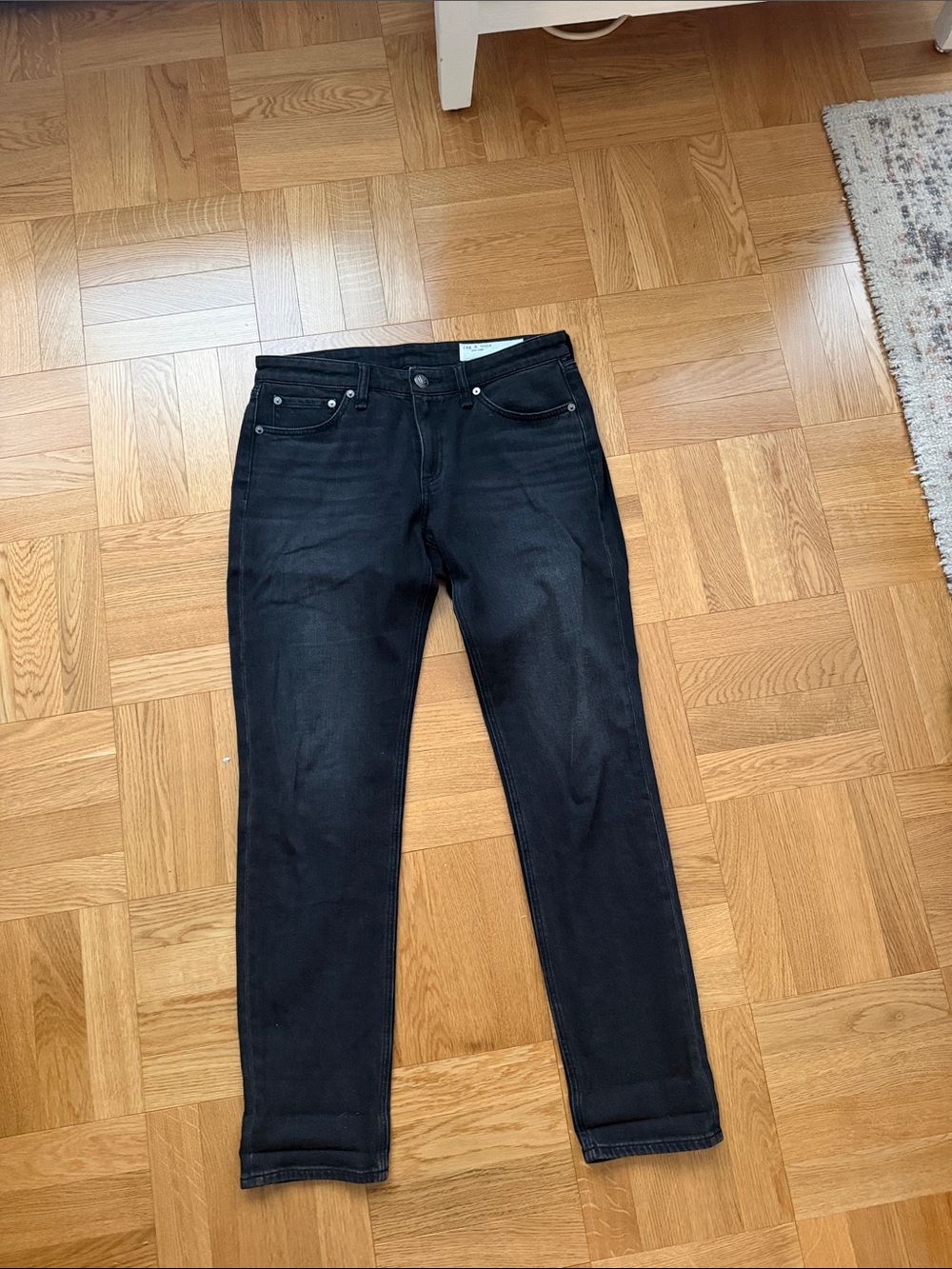 rag & bone Women's Skinny Jeans in Black
